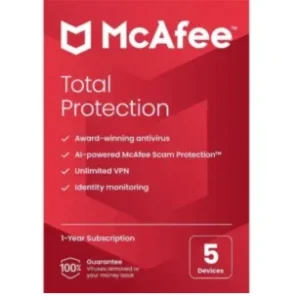 McAfee Total Protection for 5 Users