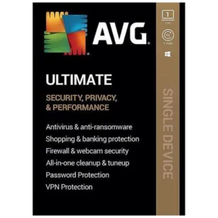 AVG Ultimate (Unlimited VPN + Internet Security + Cleaner) 1 PC 1 Year – Download