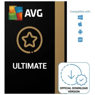 AVG Ultimate 2025 10 Device 2 Year Antivirus + AVG Secure VPN & AVG TuneUp Email