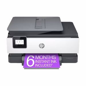 HP OfficeJet 8015e All-in-One Printer with 6 Months of Instant Ink for free with HP+