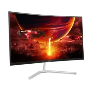 Acer Nitro 27” Curved Full HD (1920 x 1080) Widescreen VA Gaming Monitor with AMD FreeSync Premium Technology, 280Hz, 1ms VRB, EDA270 ZBMIIPX
