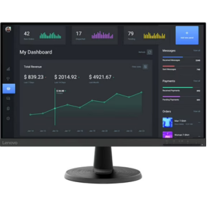 Lenovo D24-40 23.8″ 16:9 Full HD VA WLED LCD Monitor, Raven Black